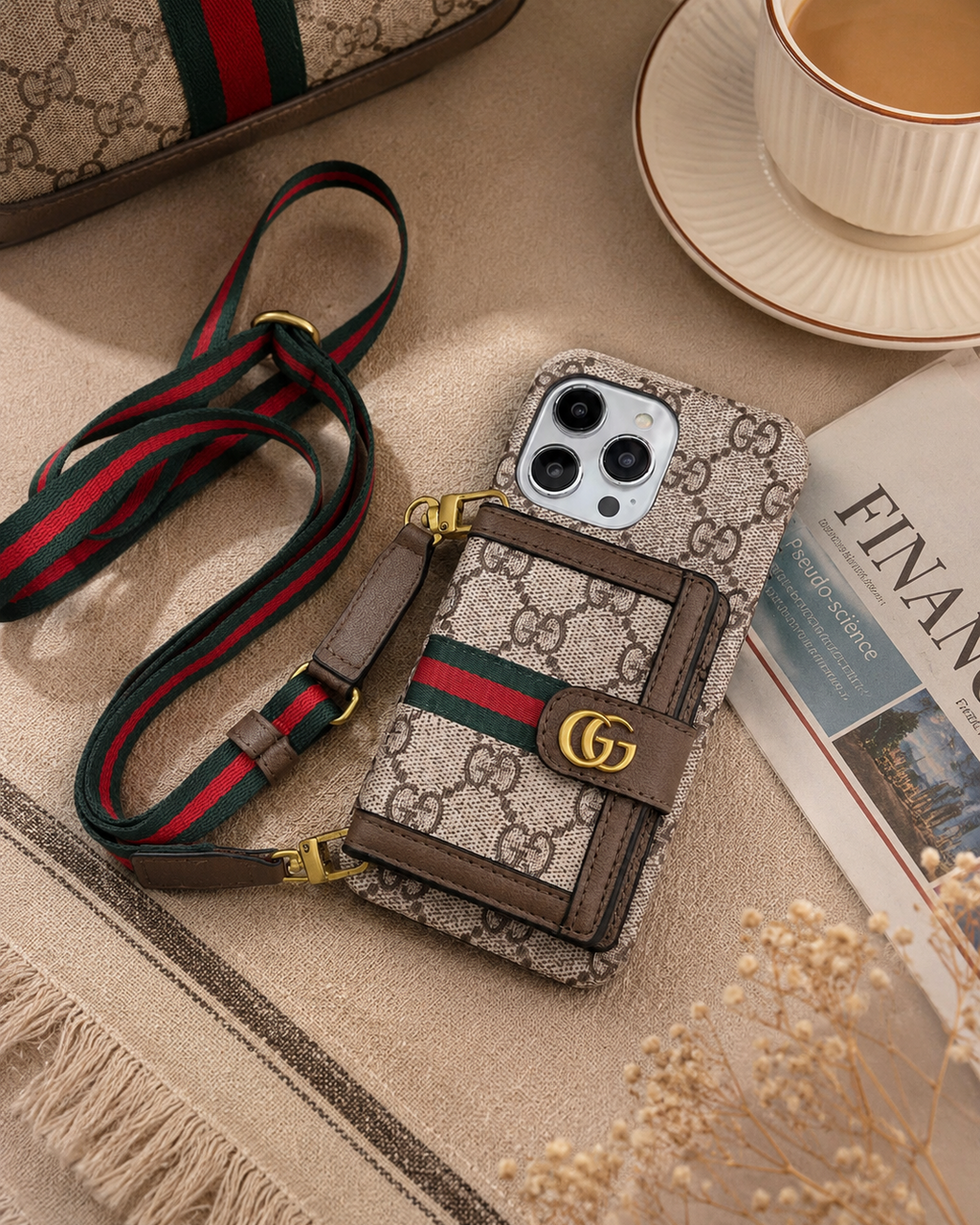Luxury Brand GG case with wallet