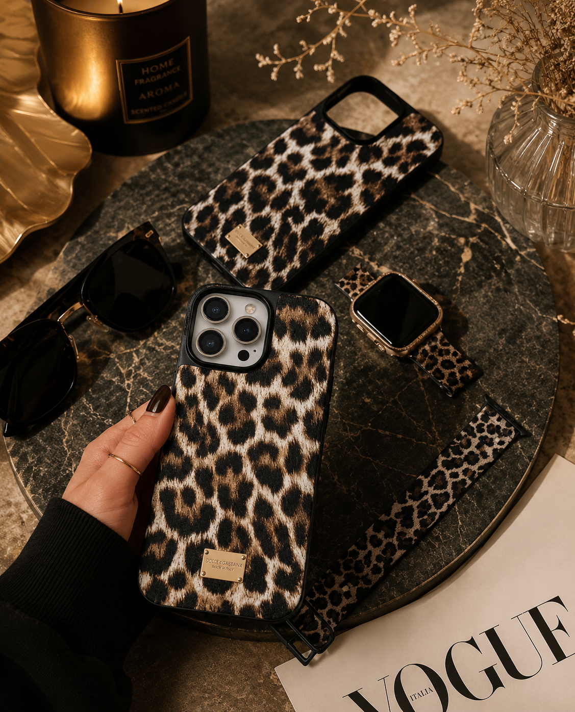 Luxury Leopard Case – Premium Shockproof Protective Cover