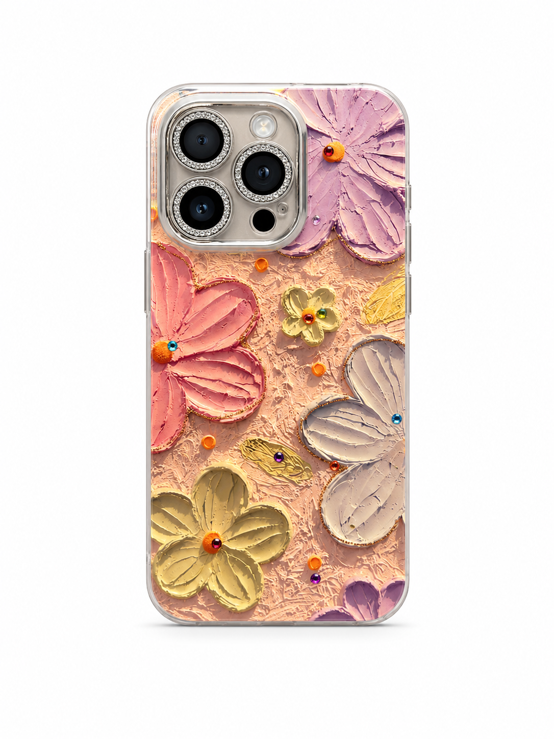 Floral Crystal Bloom iPhone Case