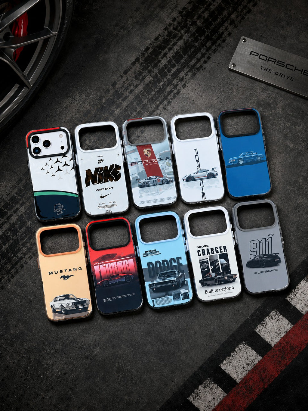 AMG-Inspired Black & Green Racing F3 Case