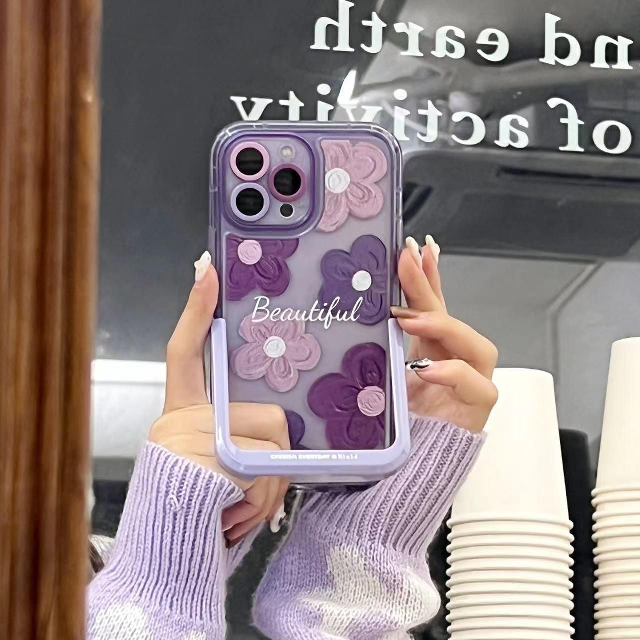 Beautiful Lavender Floral  Case